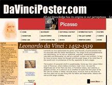Tablet Screenshot of davinciposter.com